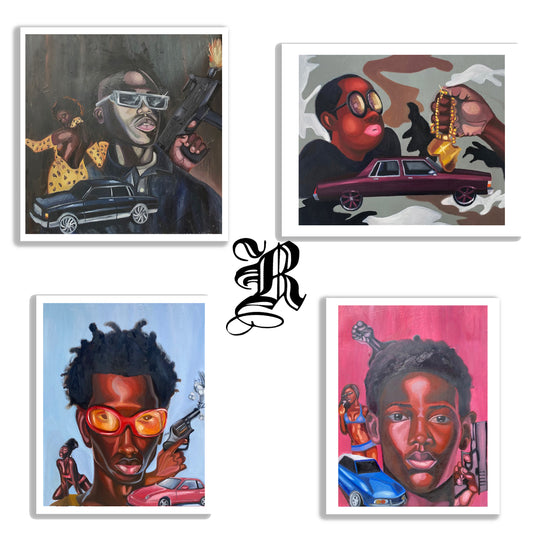Fast Lane Living Print